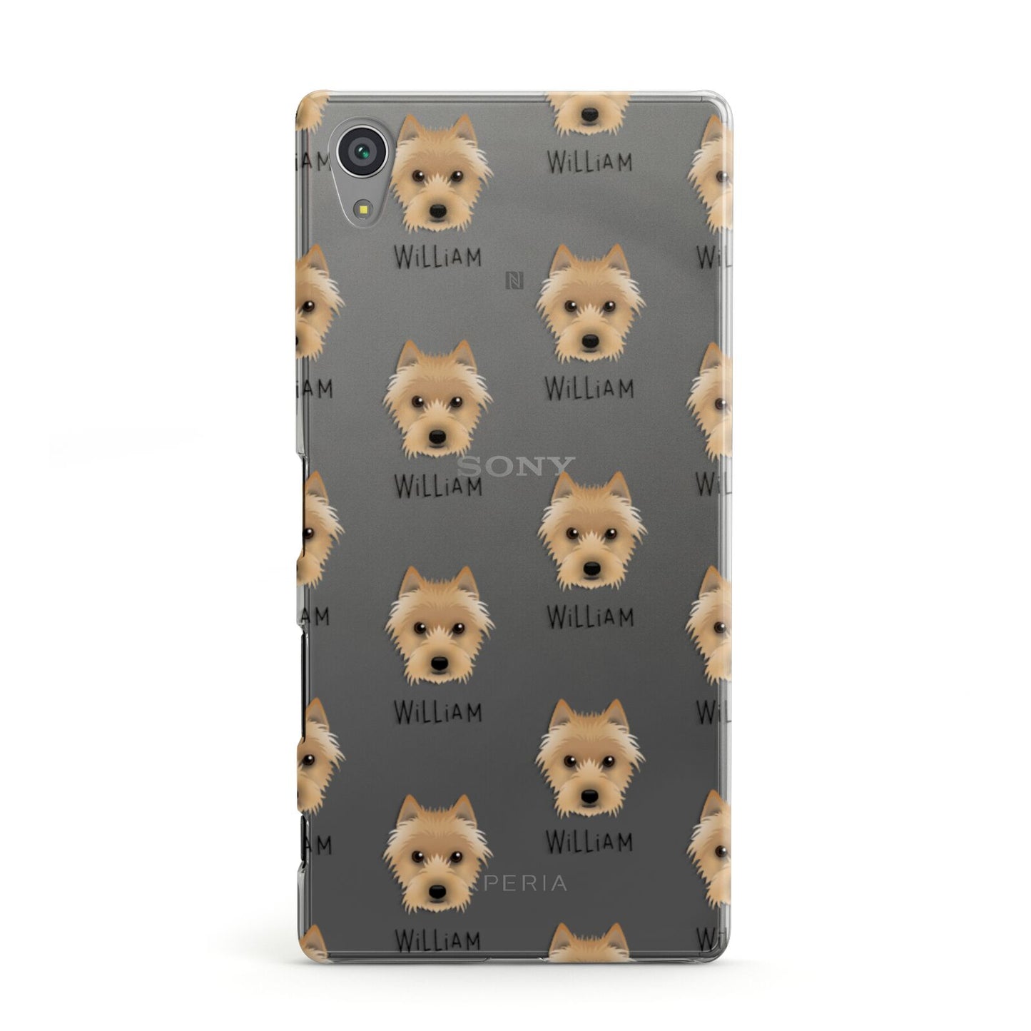 Australian Terrier Icon with Name Sony Xperia Case