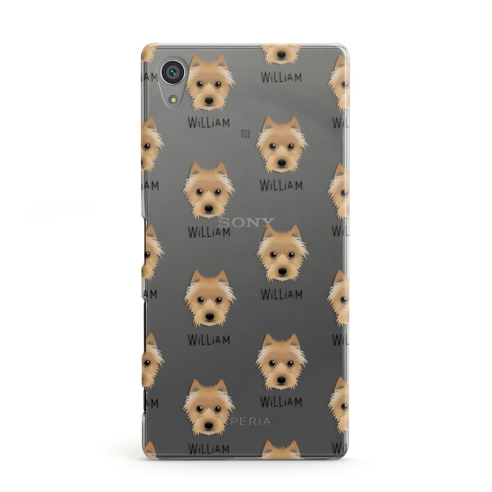 Australian Terrier Icon with Name Sony Xperia Case