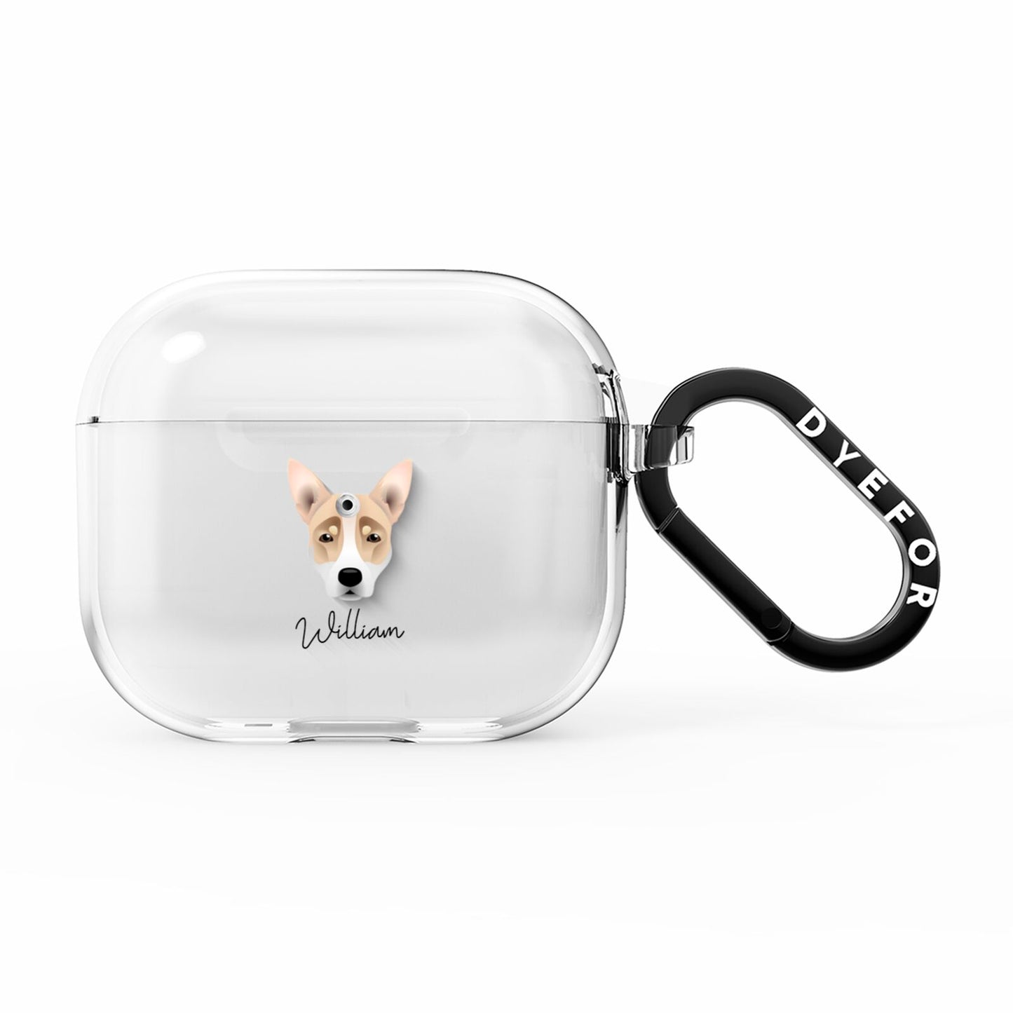 Australian Working Kelpie Personalised AirPods Clear Case 3rd Gen