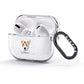 Australian Working Kelpie Personalised AirPods Glitter Case 3rd Gen Side Image