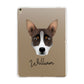 Australian Working Kelpie Personalised Apple iPad Gold Case