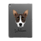 Australian Working Kelpie Personalised Apple iPad Grey Case