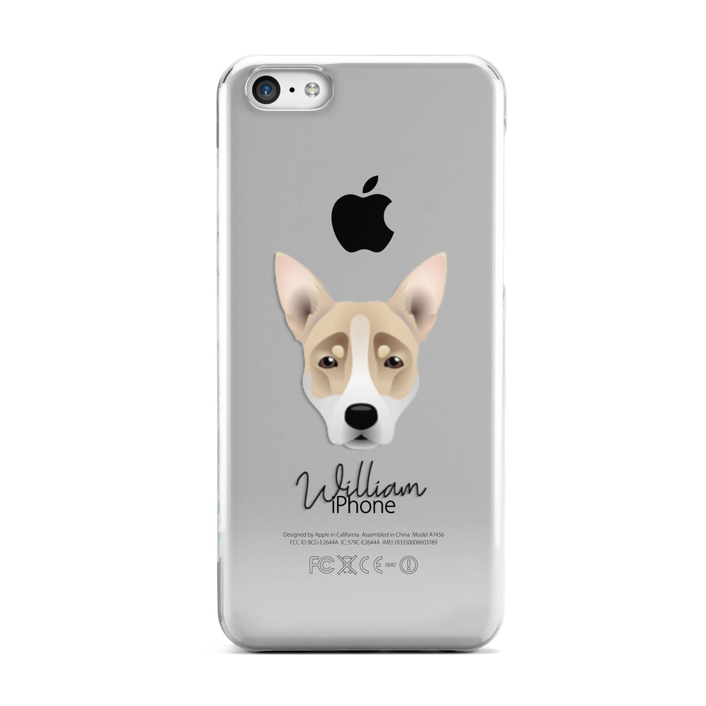 Australian Working Kelpie Personalised Apple iPhone 5c Case