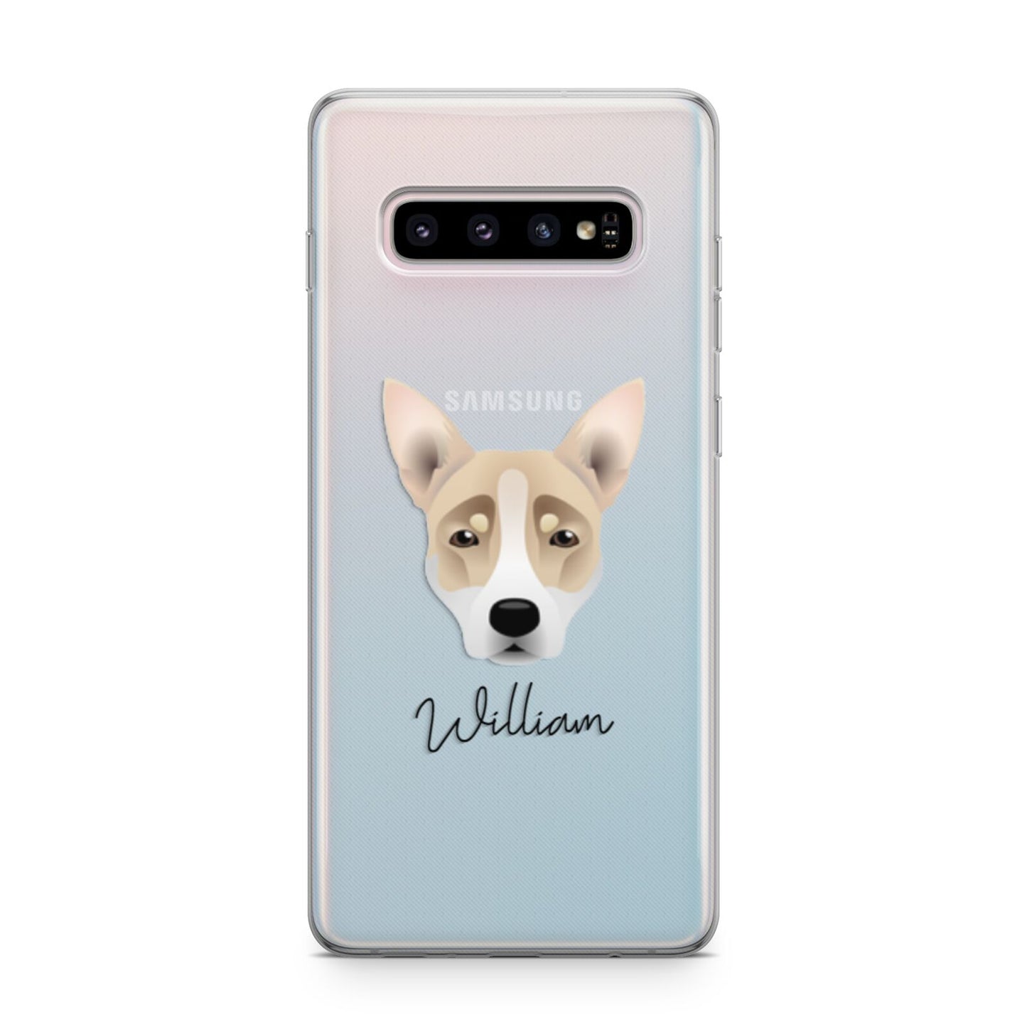 Australian Working Kelpie Personalised Samsung Galaxy S10 Plus Case