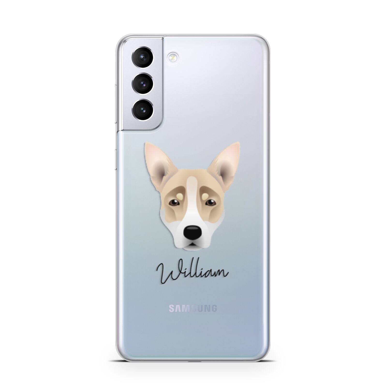 Australian Working Kelpie Personalised Samsung S21 Plus Phone Case