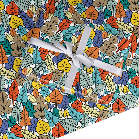 Autumn Leaves Custom Wrapping Paper