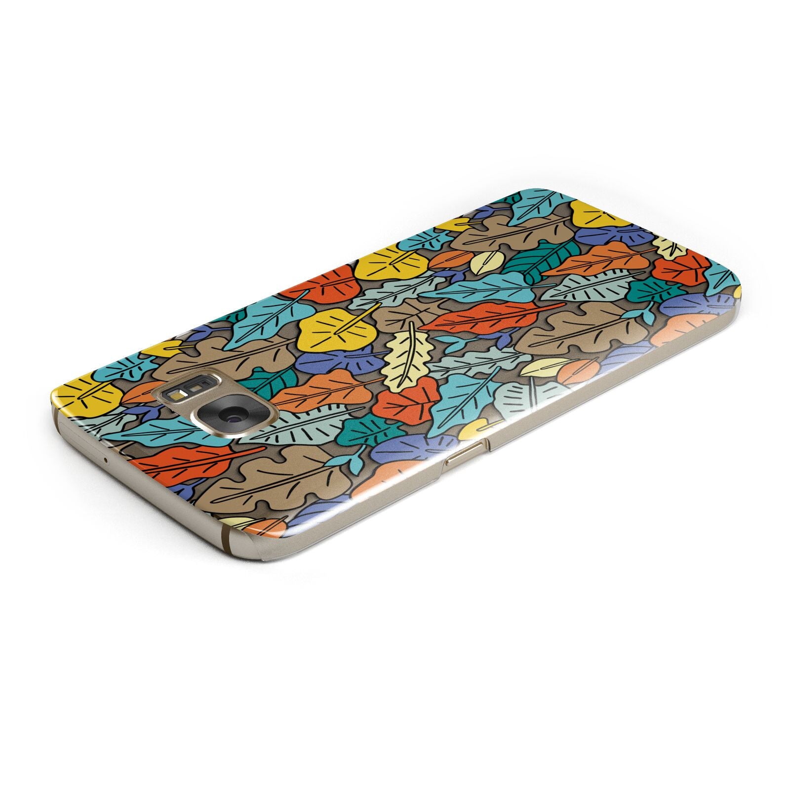 Autumn Leaves Samsung Galaxy Case Top Cutout