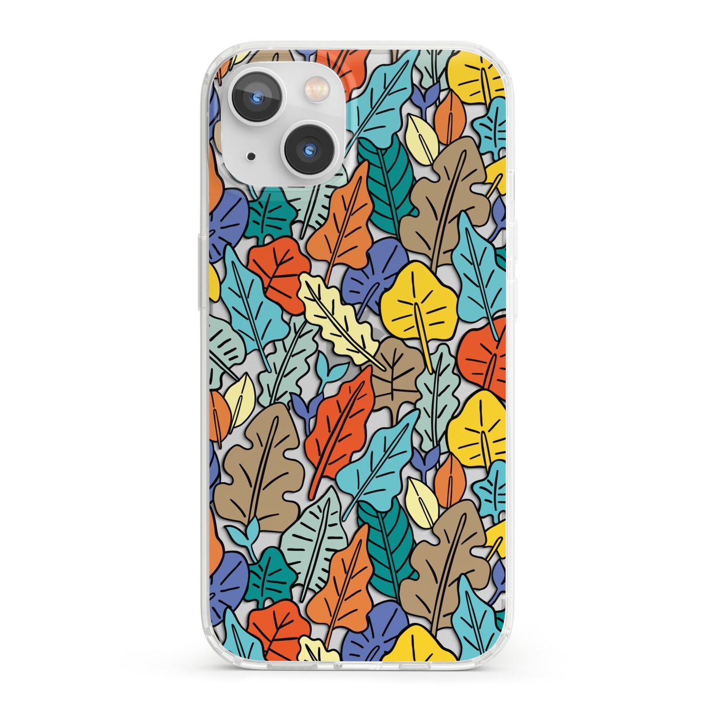 Autumn Leaves iPhone 13 Clear Bumper Case