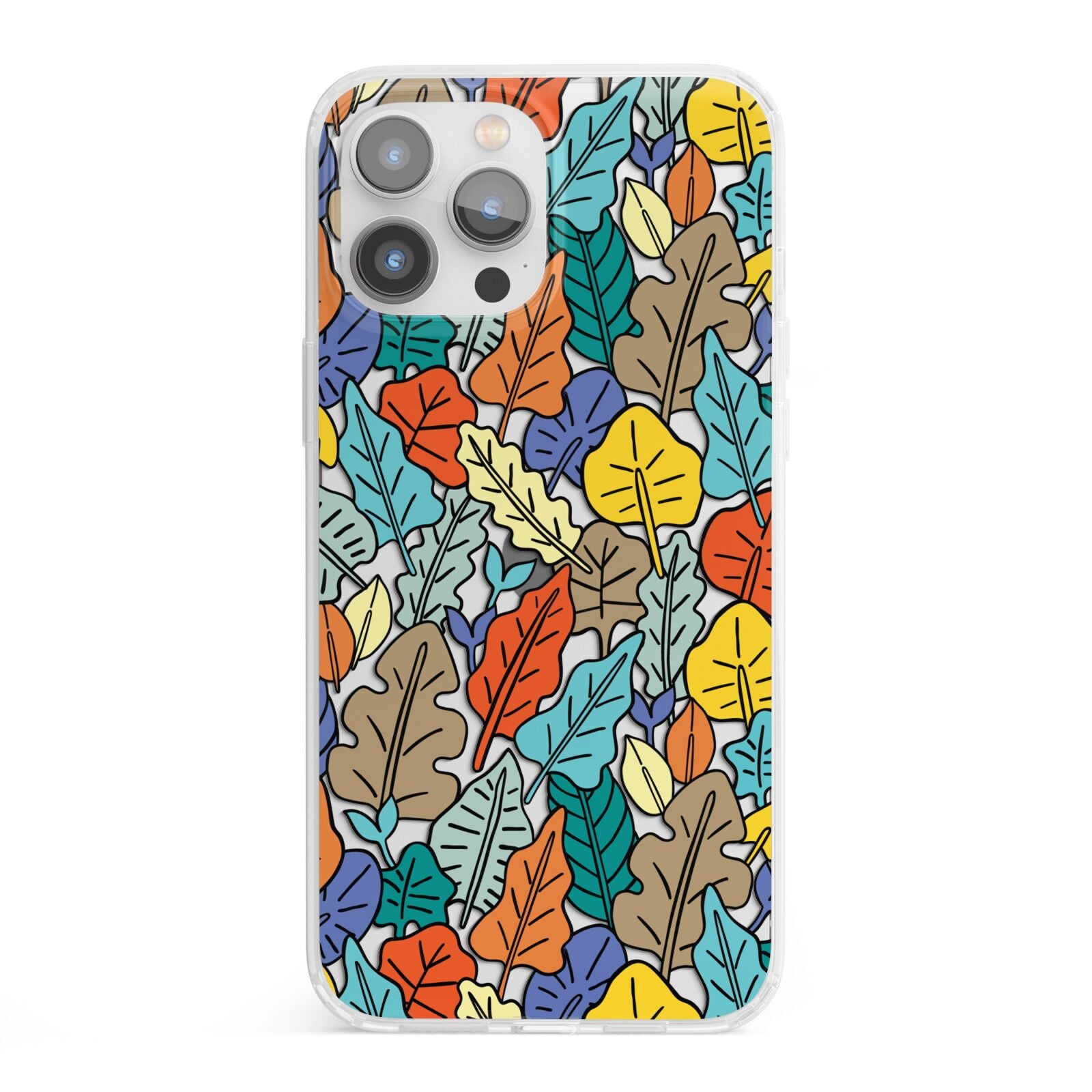 Autumn Leaves iPhone 13 Pro Max Clear Bumper Case