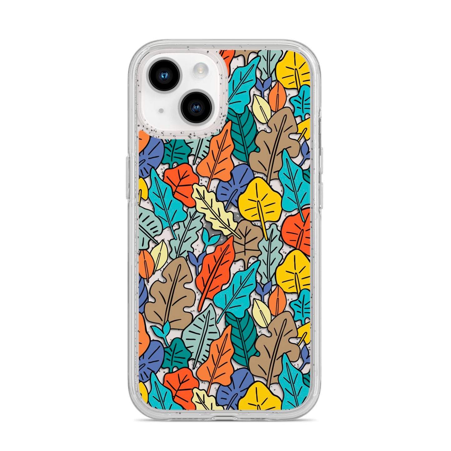 Autumn Leaves iPhone 14 Glitter Tough Case Starlight