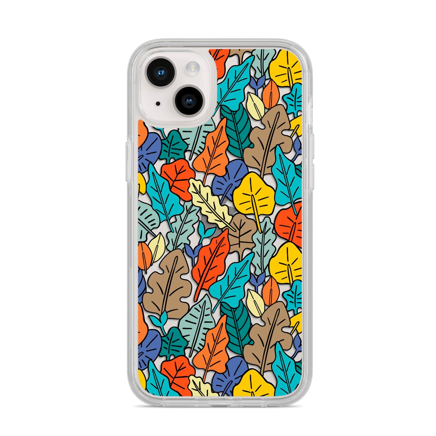 Autumn Leaves iPhone 14 Plus Clear Tough Case Starlight