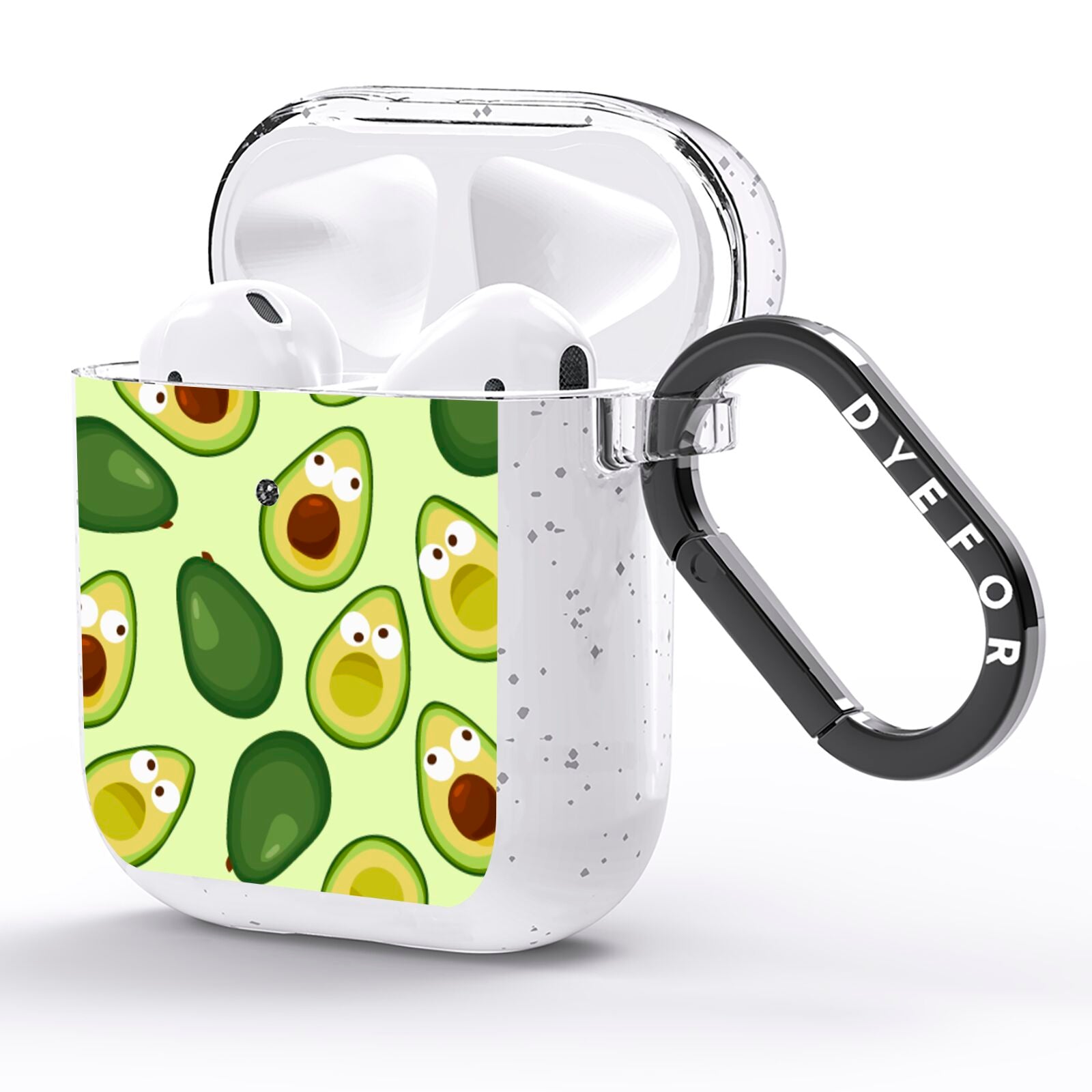 Avocado AirPods Glitter Case Side Image