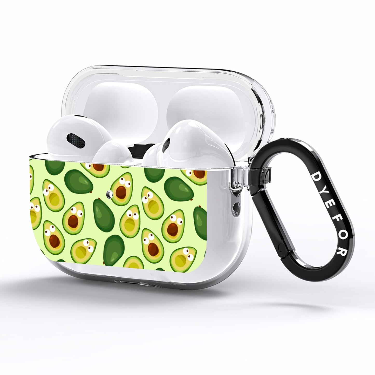 Avocado AirPods Pro Clear Case Side Image