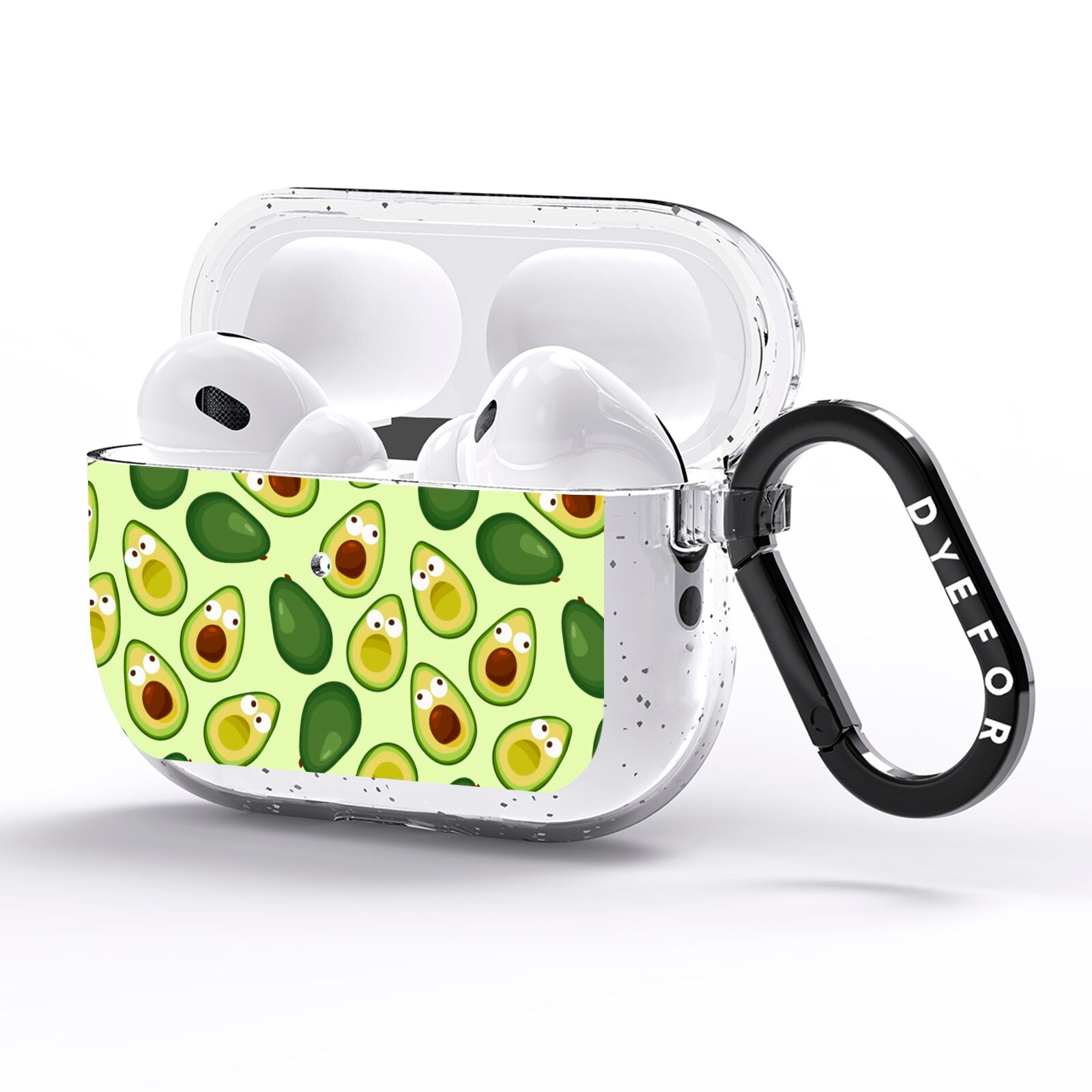 Avocado AirPods Pro Glitter Case Side Image