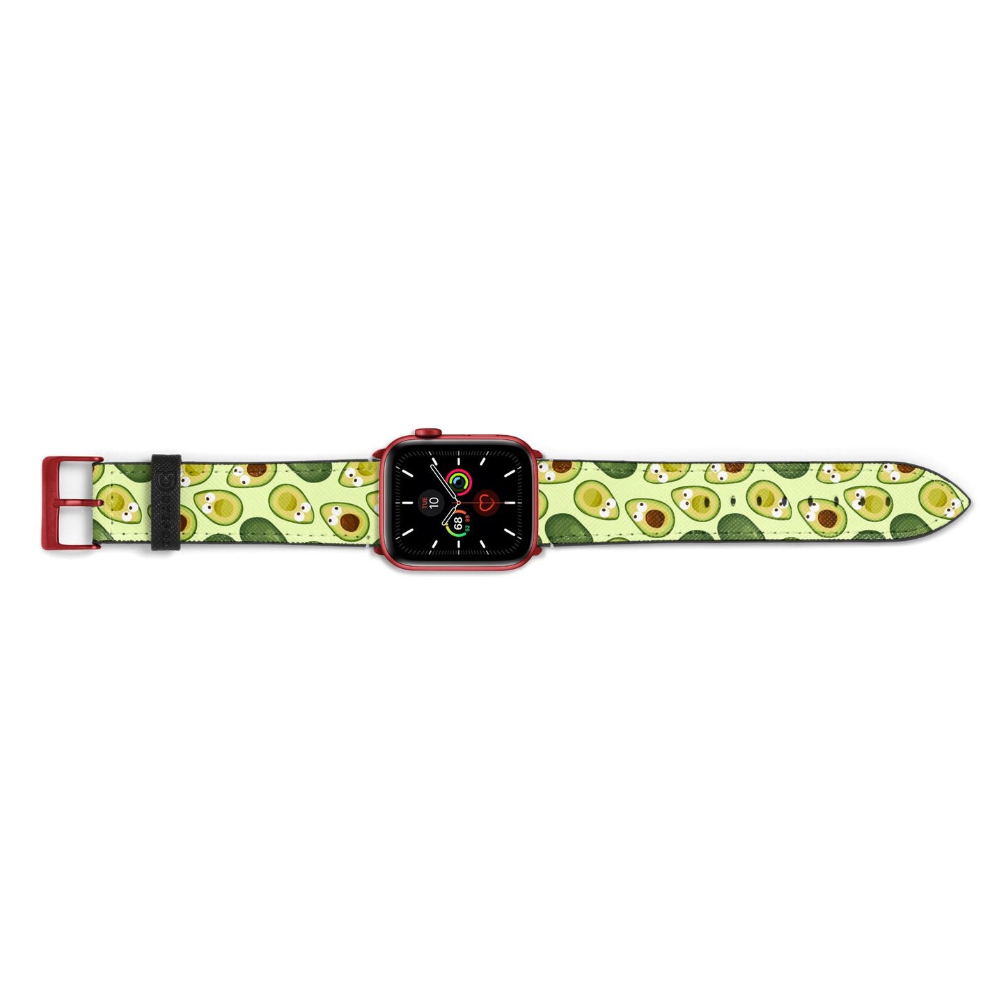 Avocado Apple Watch Strap Landscape Image Red Hardware