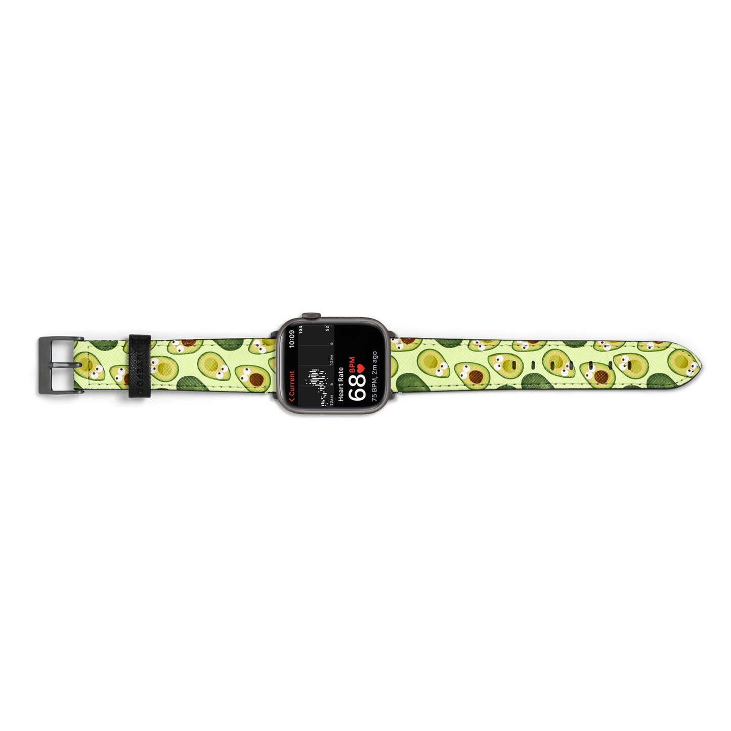 Avocado Apple Watch Strap Size 38mm Landscape Image Space Grey Hardware