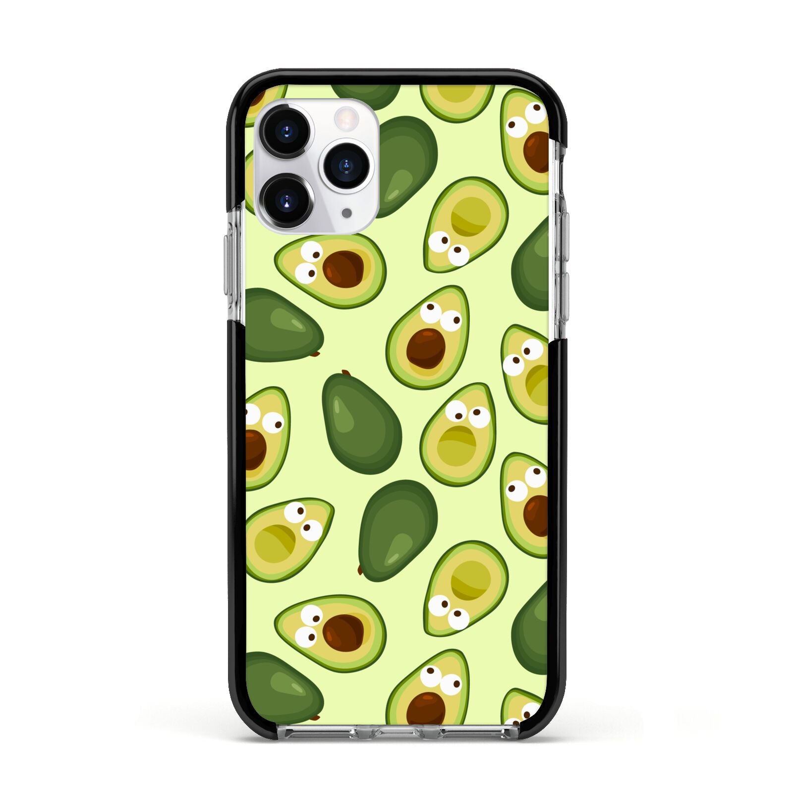 Avocado Apple iPhone 11 Pro in Silver with Black Impact Case