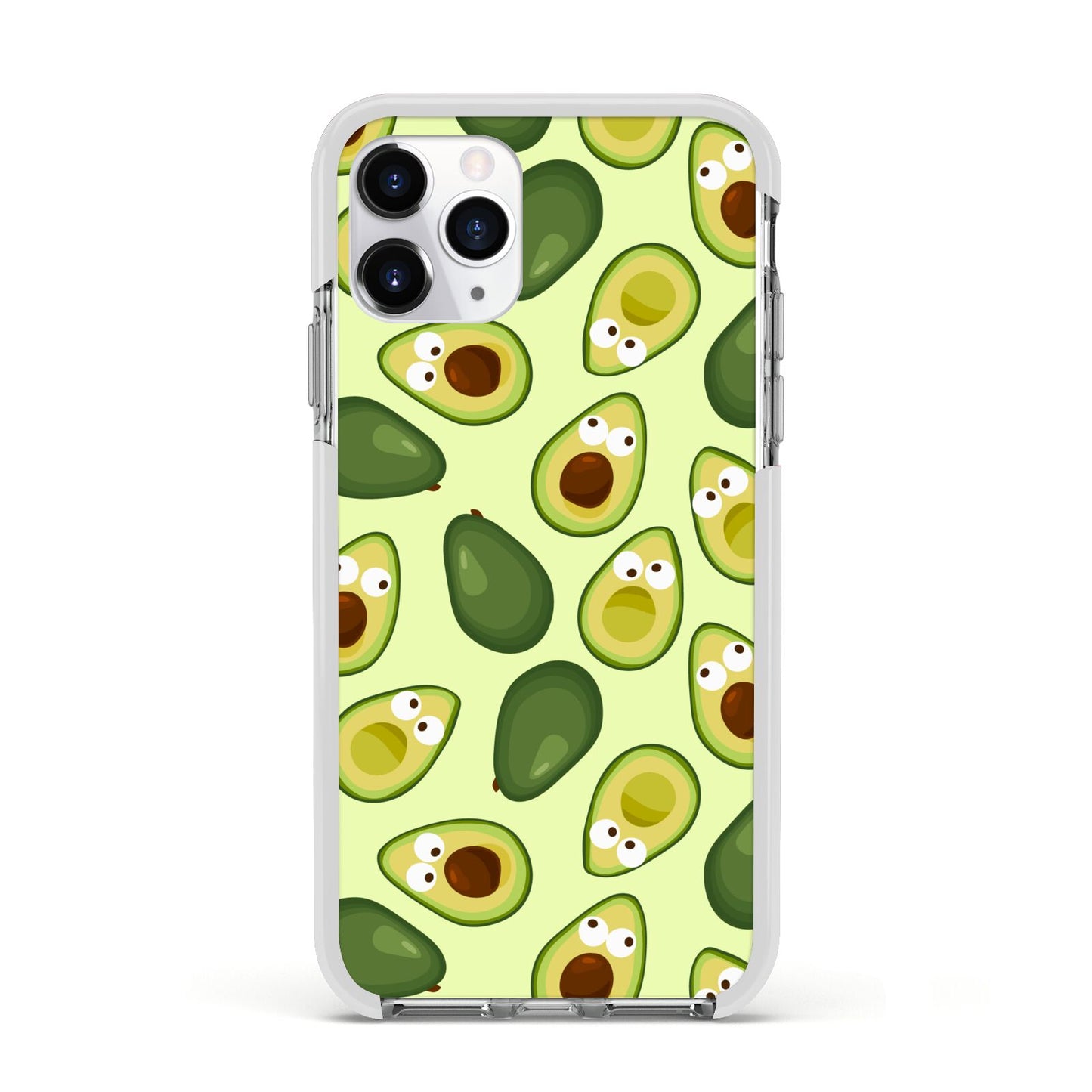 Avocado Apple iPhone 11 Pro in Silver with White Impact Case