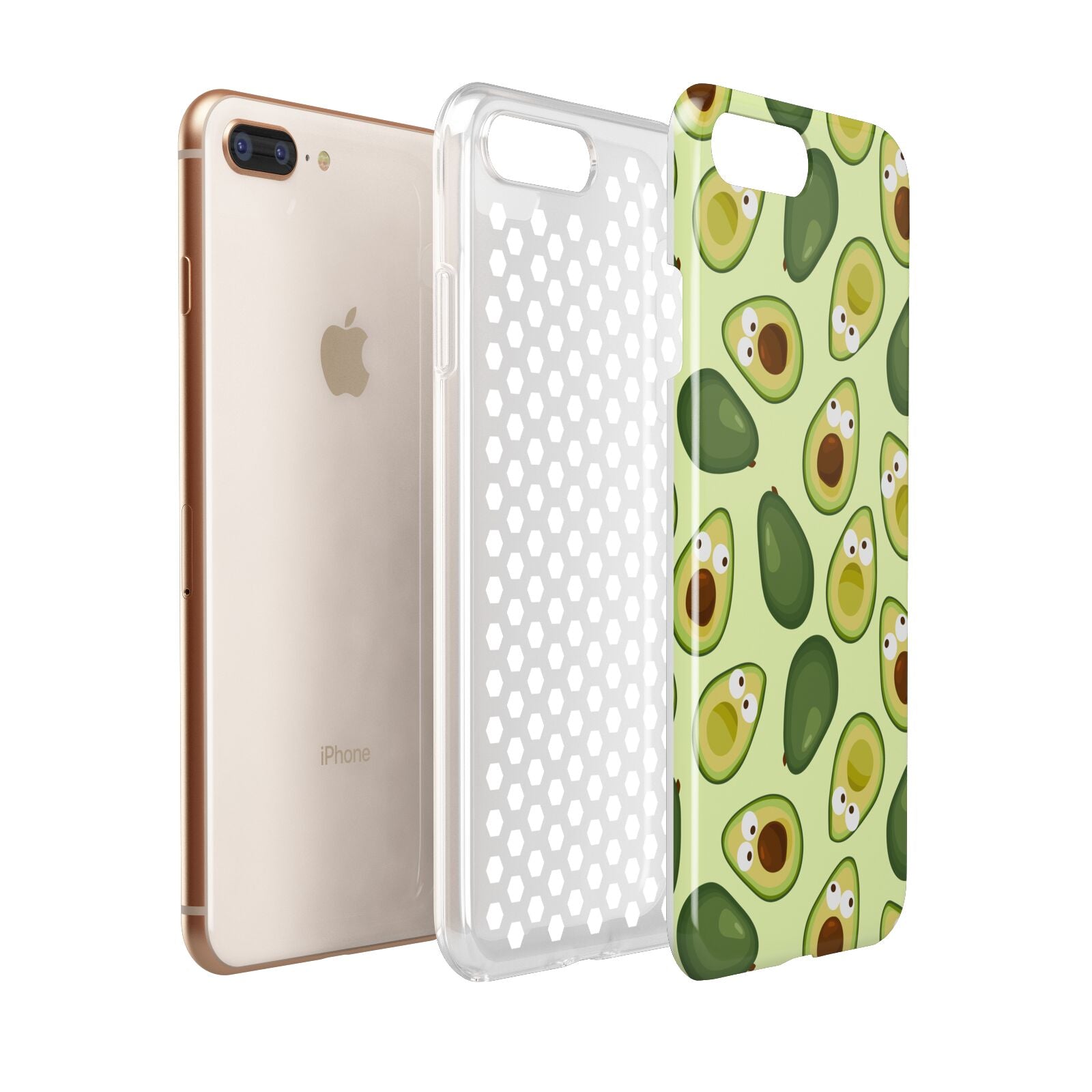 Avocado Apple iPhone 7 8 Plus 3D Tough Case Expanded View