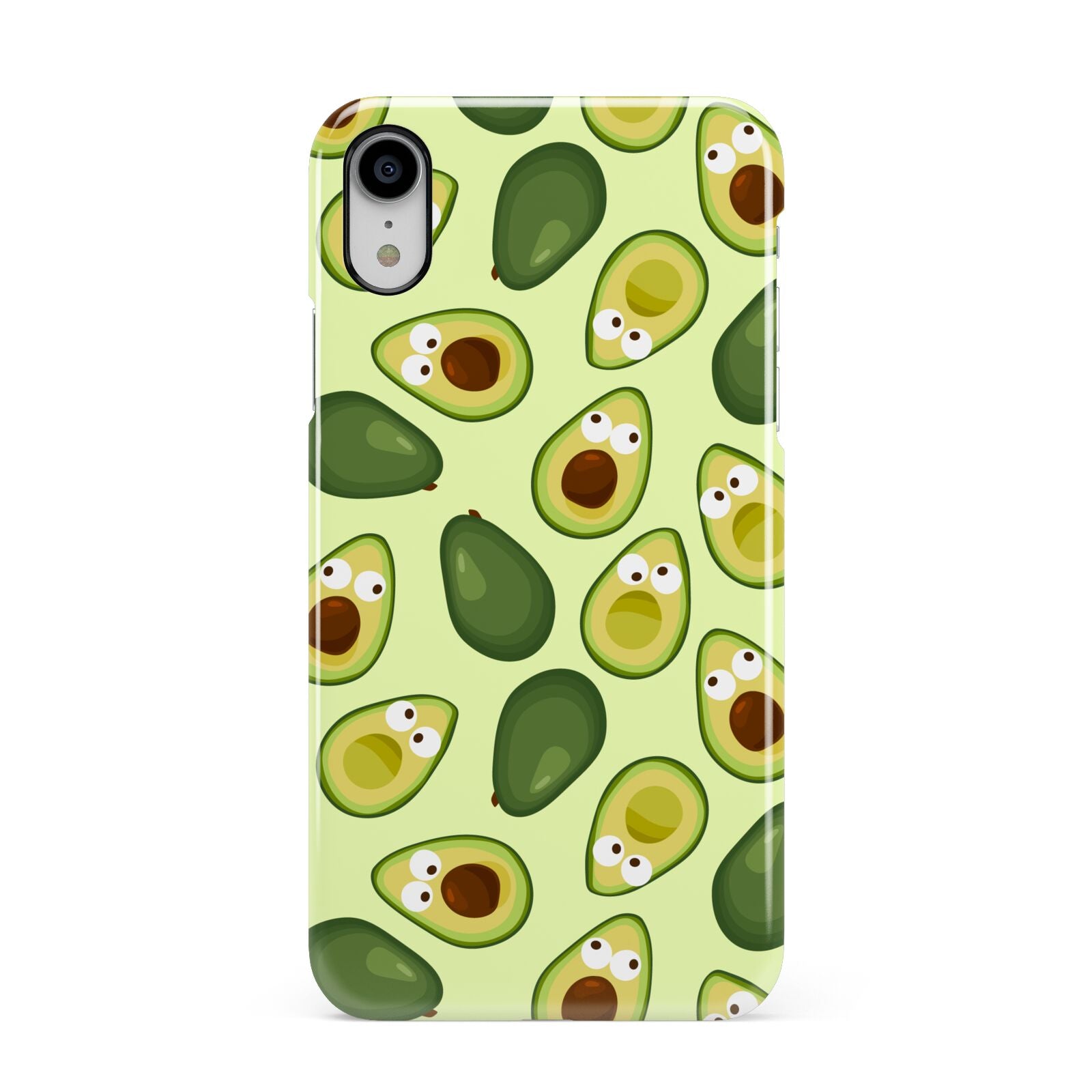 Avocado Apple iPhone XR White 3D Snap Case