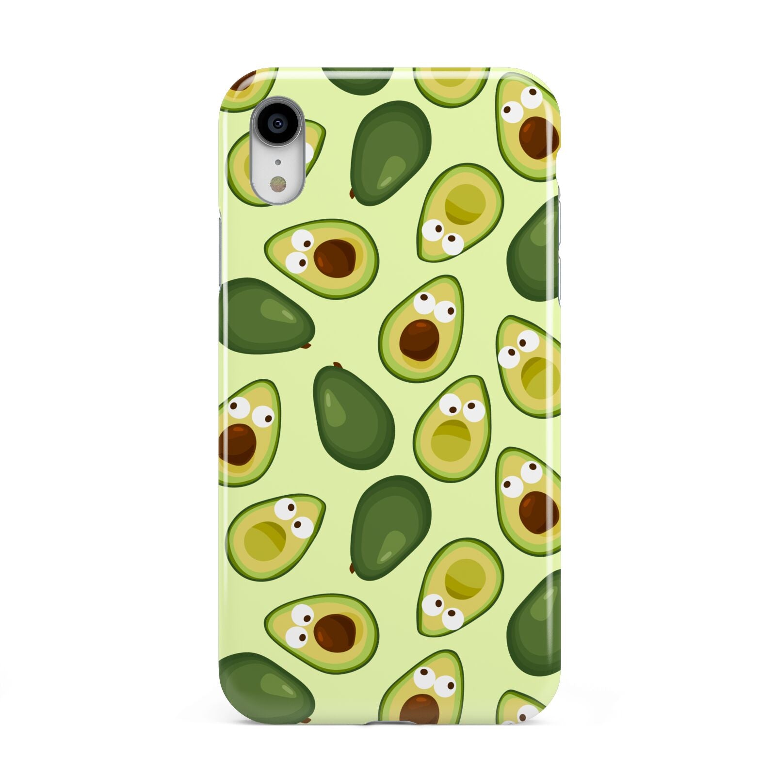 Avocado Apple iPhone XR White 3D Tough Case