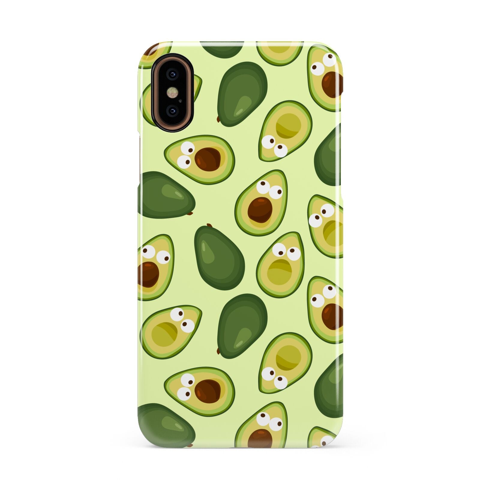 Avocado Apple iPhone XS 3D Snap Case