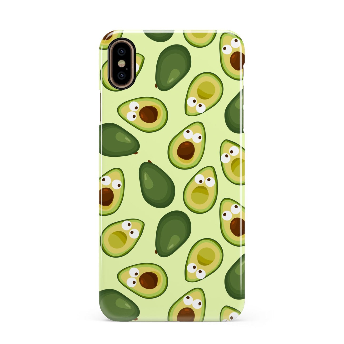 Avocado Apple iPhone Xs Max 3D Snap Case