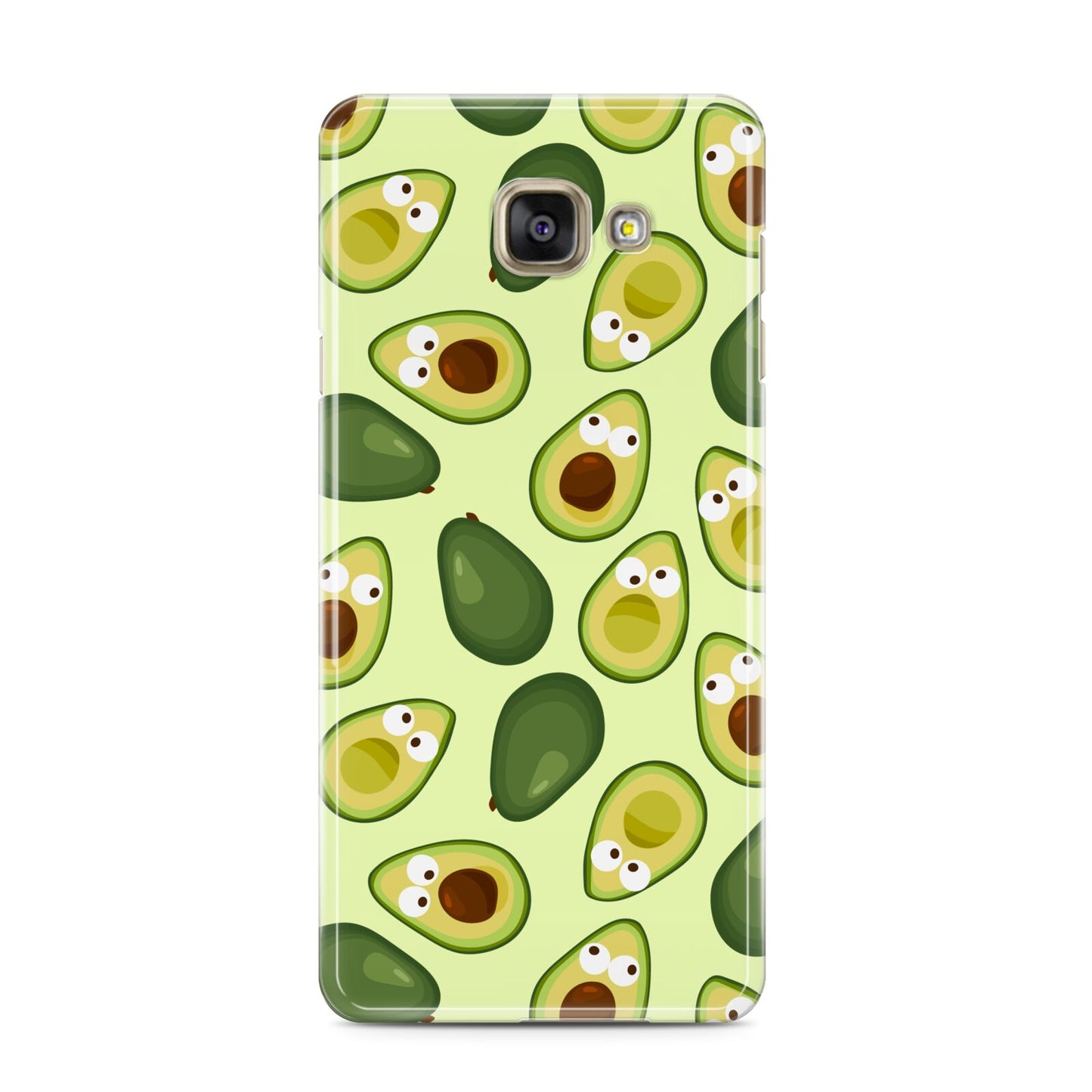 Avocado Samsung Galaxy A3 2016 Case on gold phone