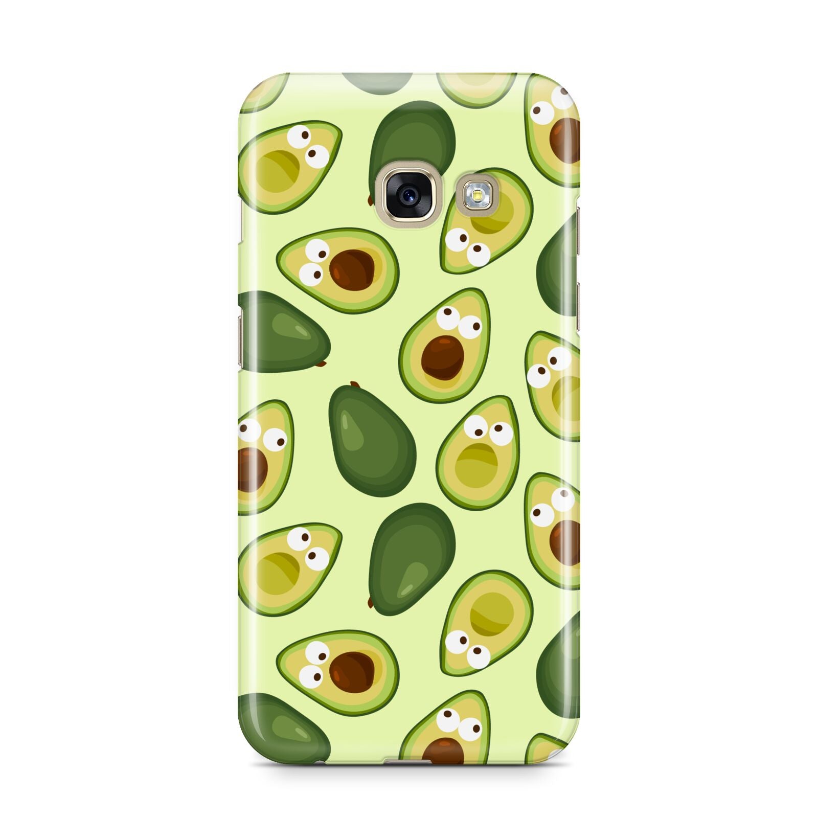 Avocado Samsung Galaxy A3 2017 Case on gold phone