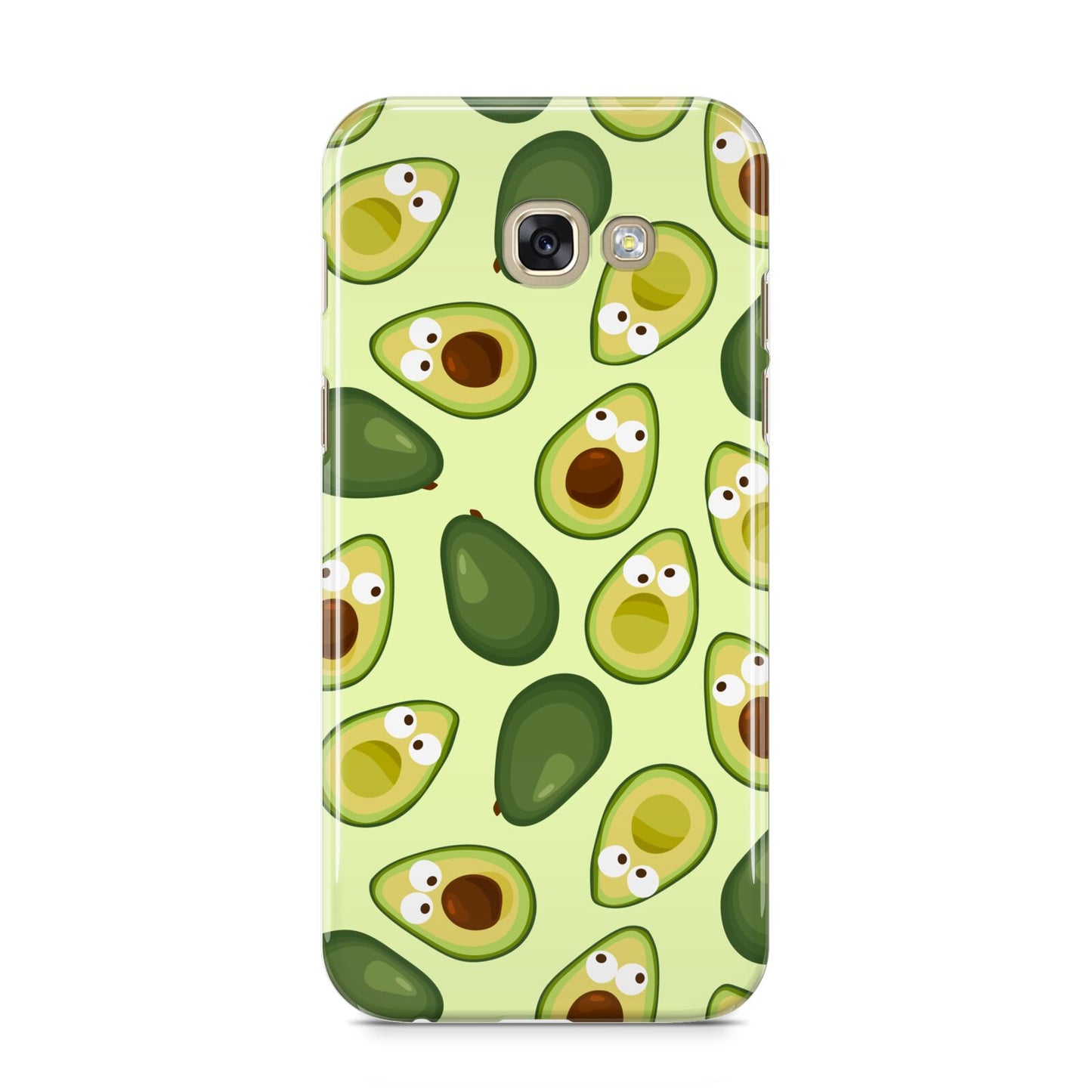 Avocado Samsung Galaxy A5 2017 Case on gold phone