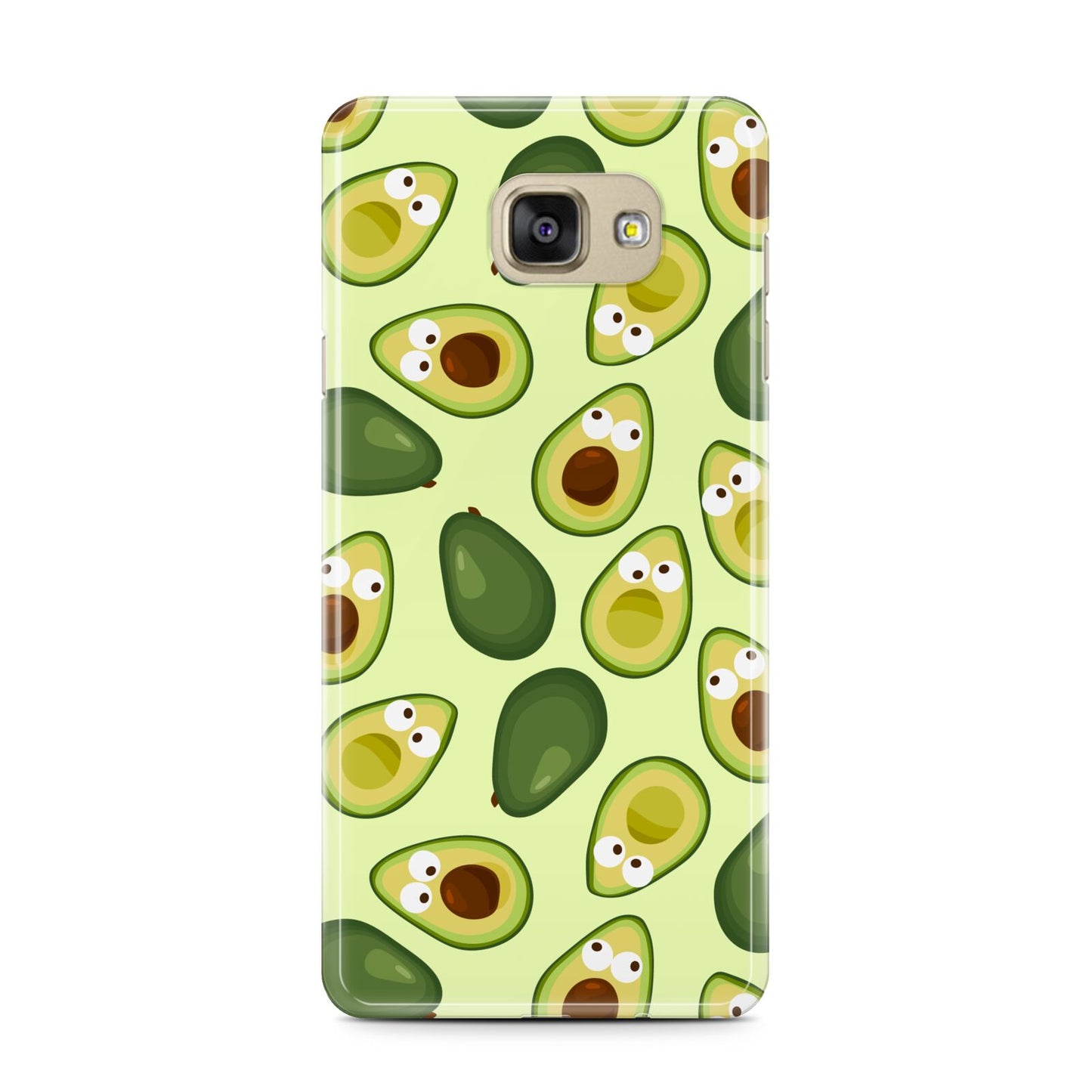 Avocado Samsung Galaxy A7 2016 Case on gold phone