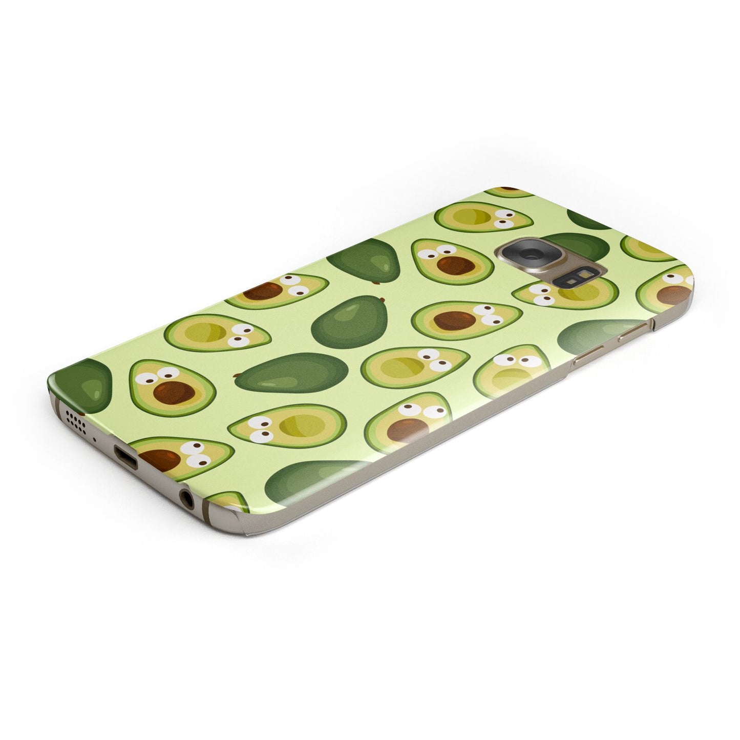 Avocado Samsung Galaxy Case Bottom Cutout