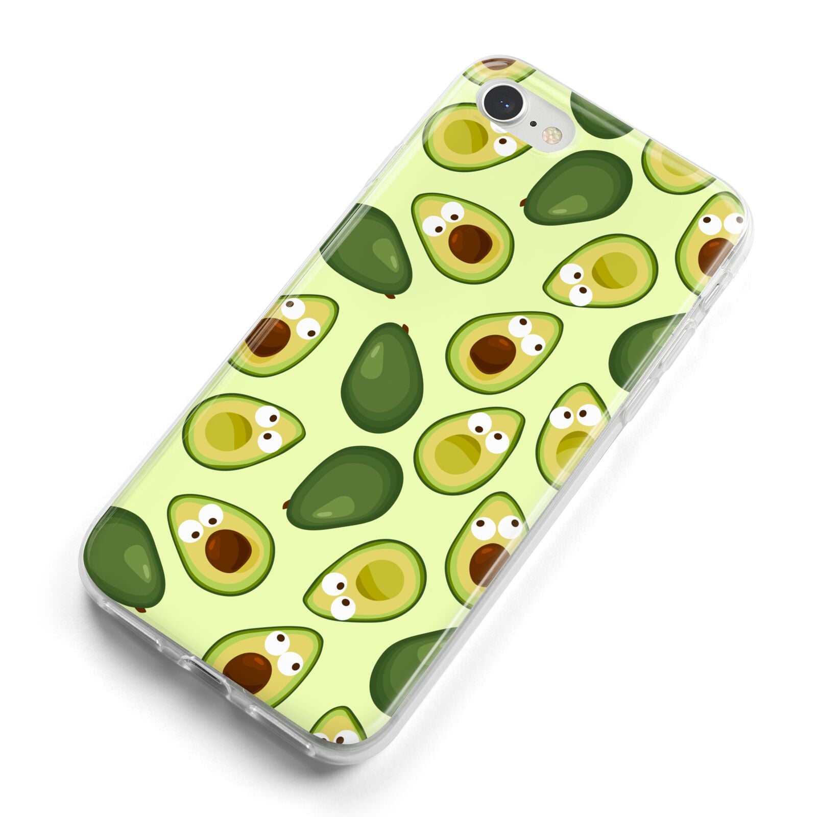 Avocado iPhone 8 Bumper Case on Silver iPhone Alternative Image