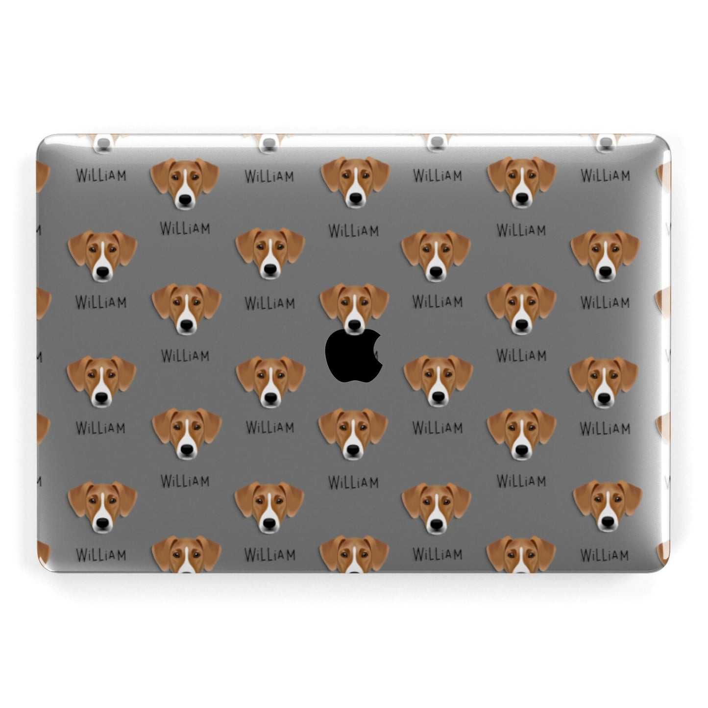 Azawakh Icon with Name Apple MacBook Case