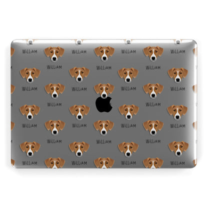 Azawakh Icon with Name Apple MacBook Case