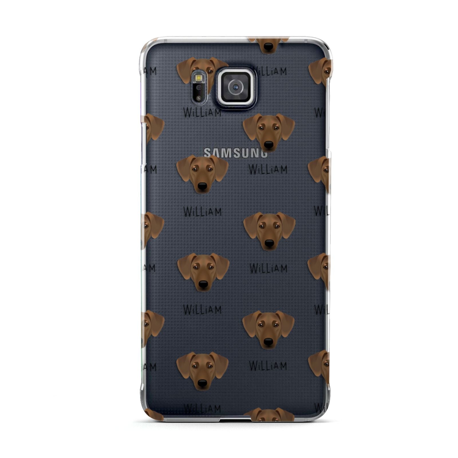 Azawakh Icon with Name Samsung Galaxy Alpha Case