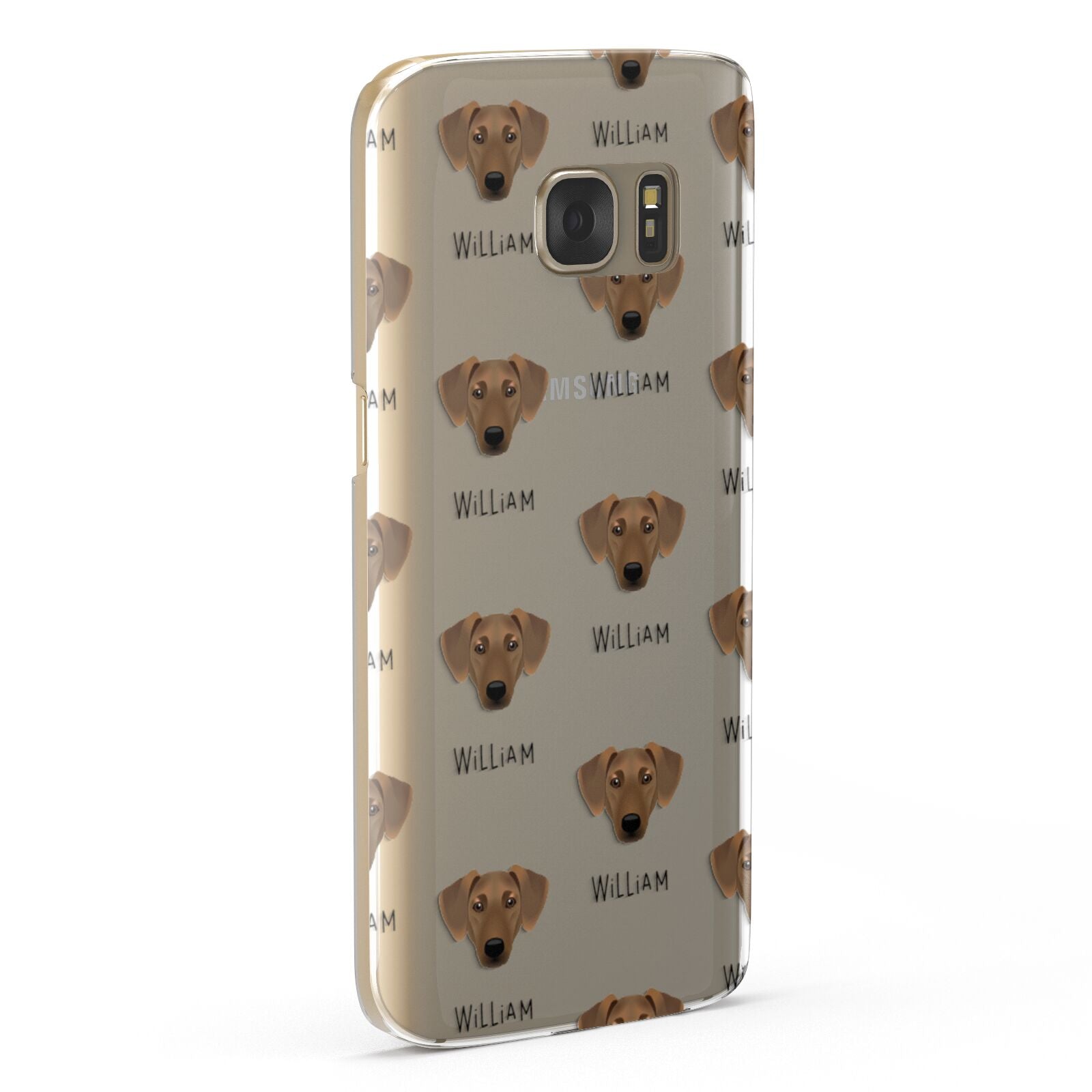 Azawakh Icon with Name Samsung Galaxy Case Fourty Five Degrees