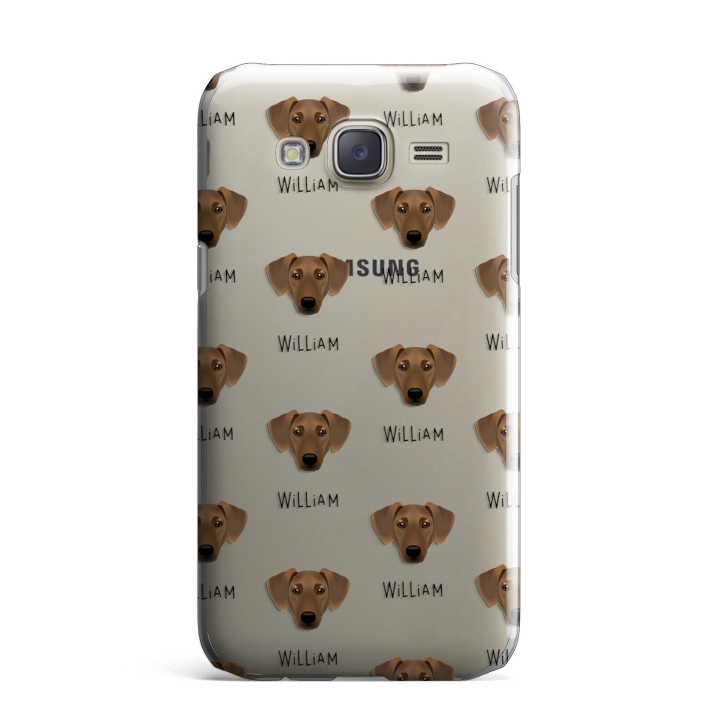 Azawakh Icon with Name Samsung Galaxy J7 Case