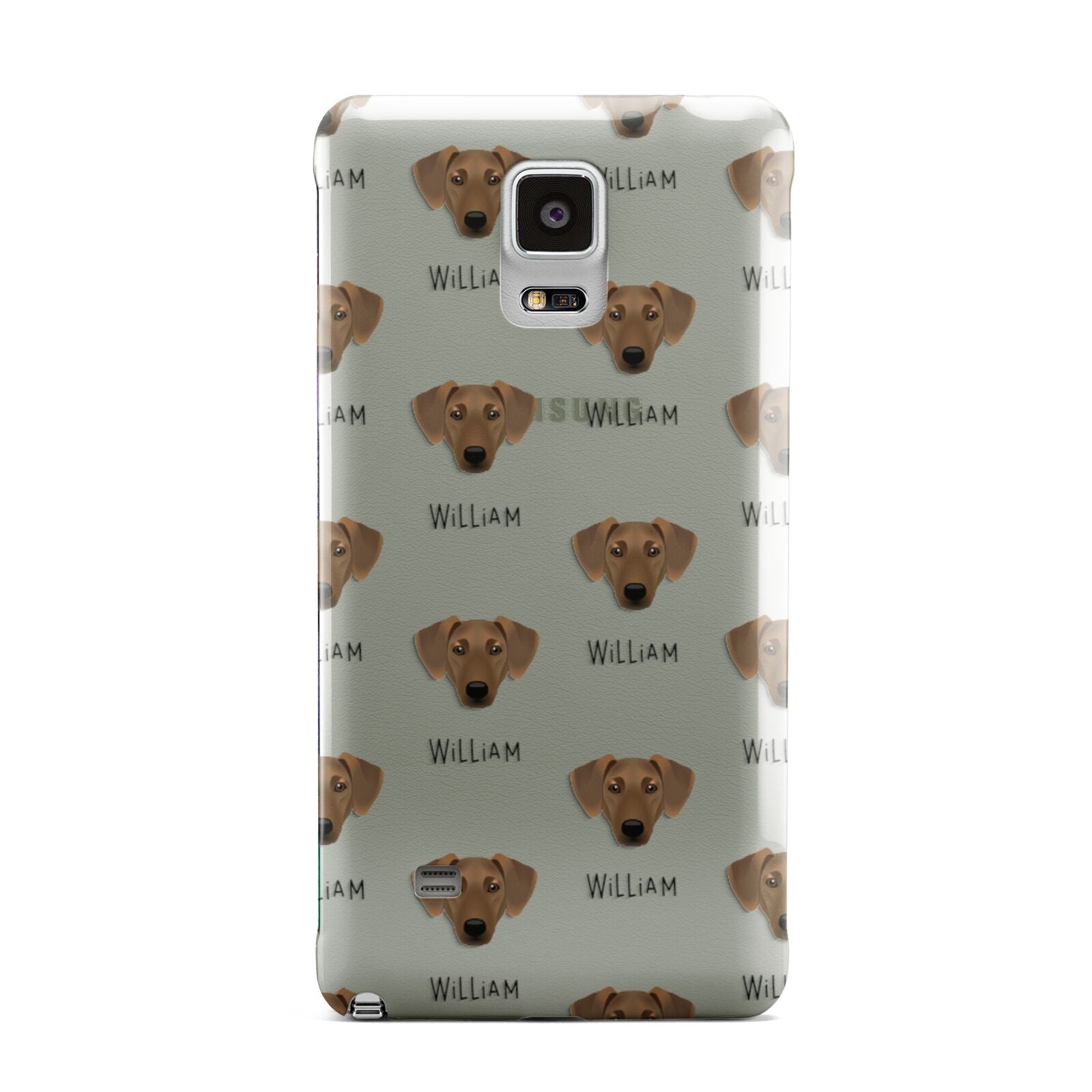 Azawakh Icon with Name Samsung Galaxy Note 4 Case