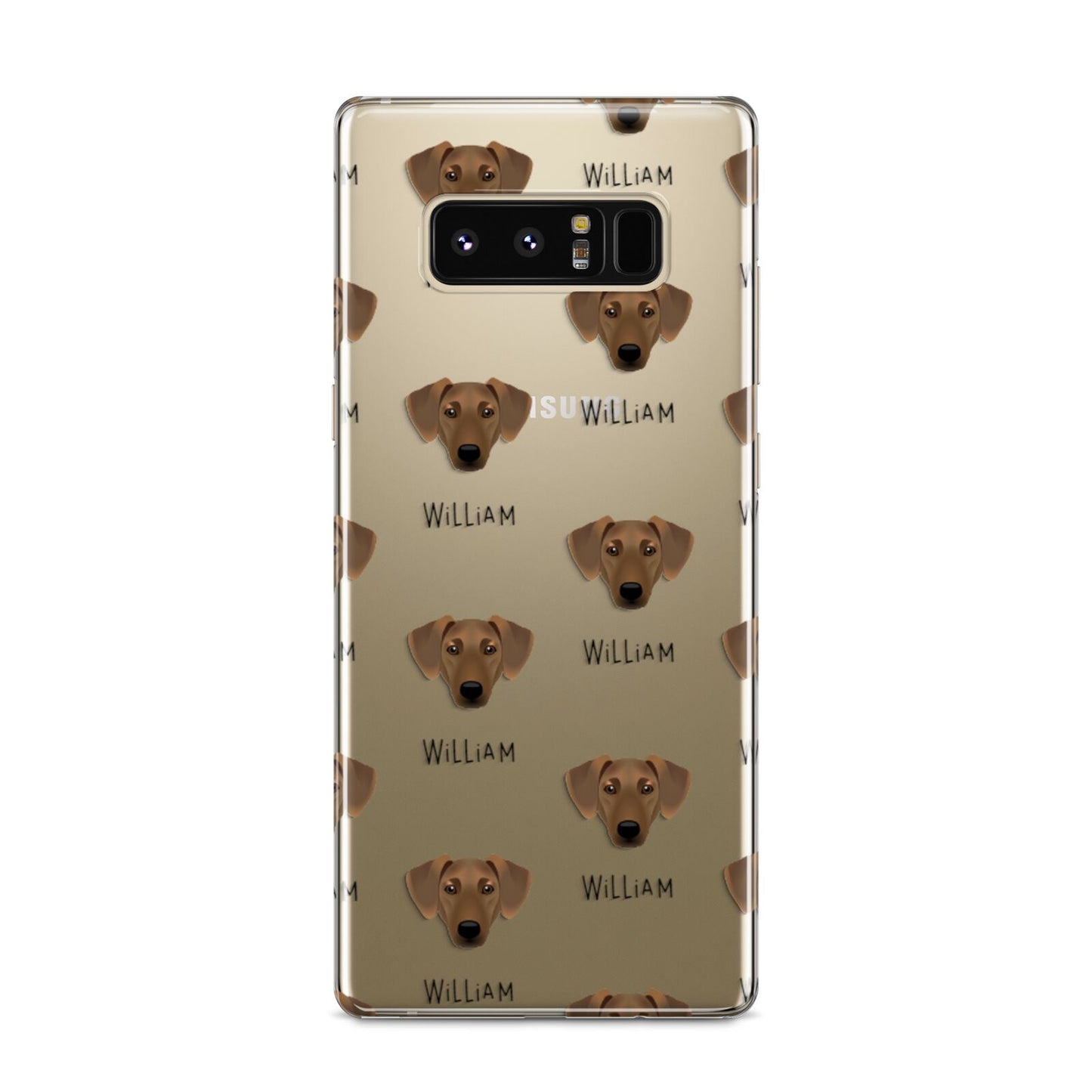 Azawakh Icon with Name Samsung Galaxy S8 Case