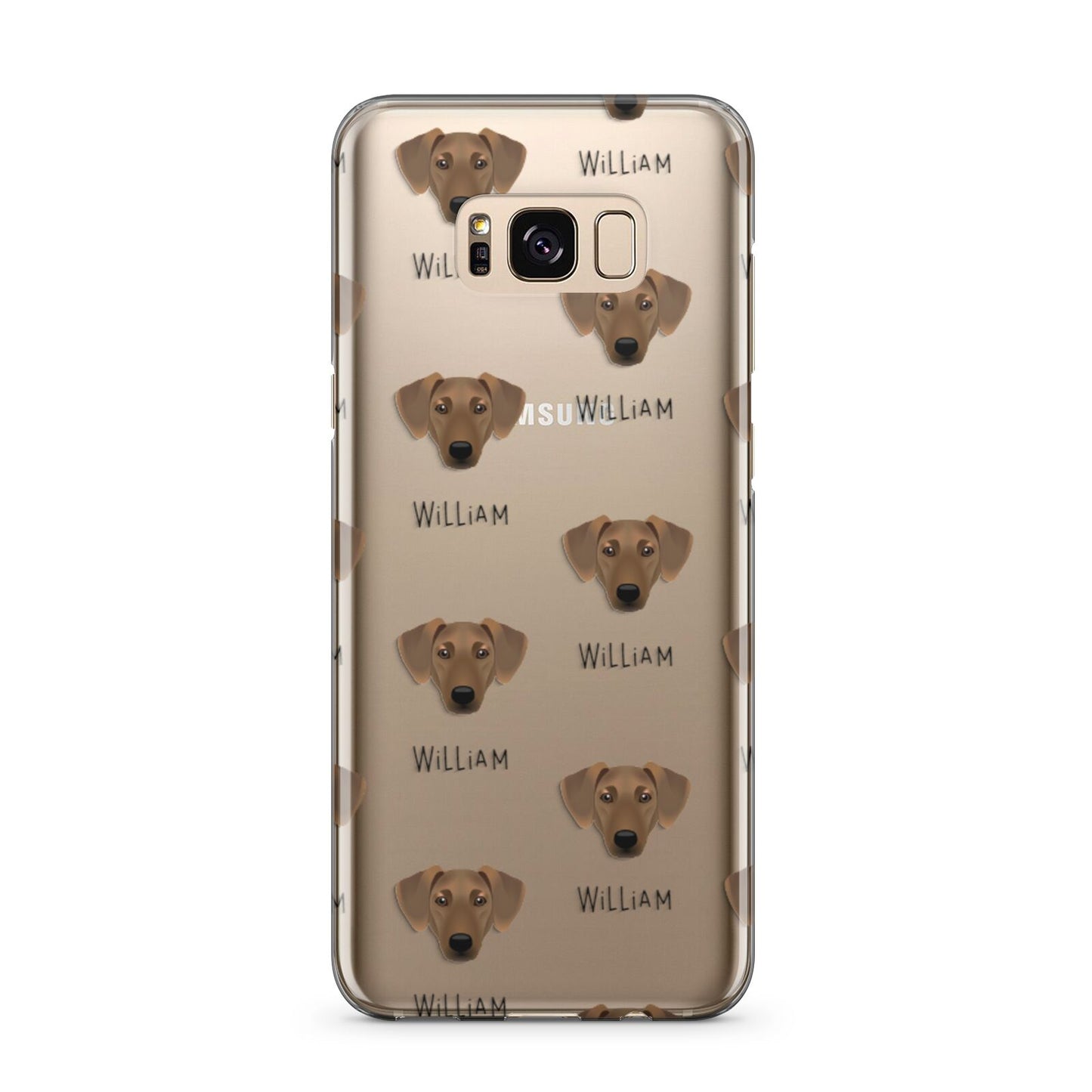 Azawakh Icon with Name Samsung Galaxy S8 Plus Case