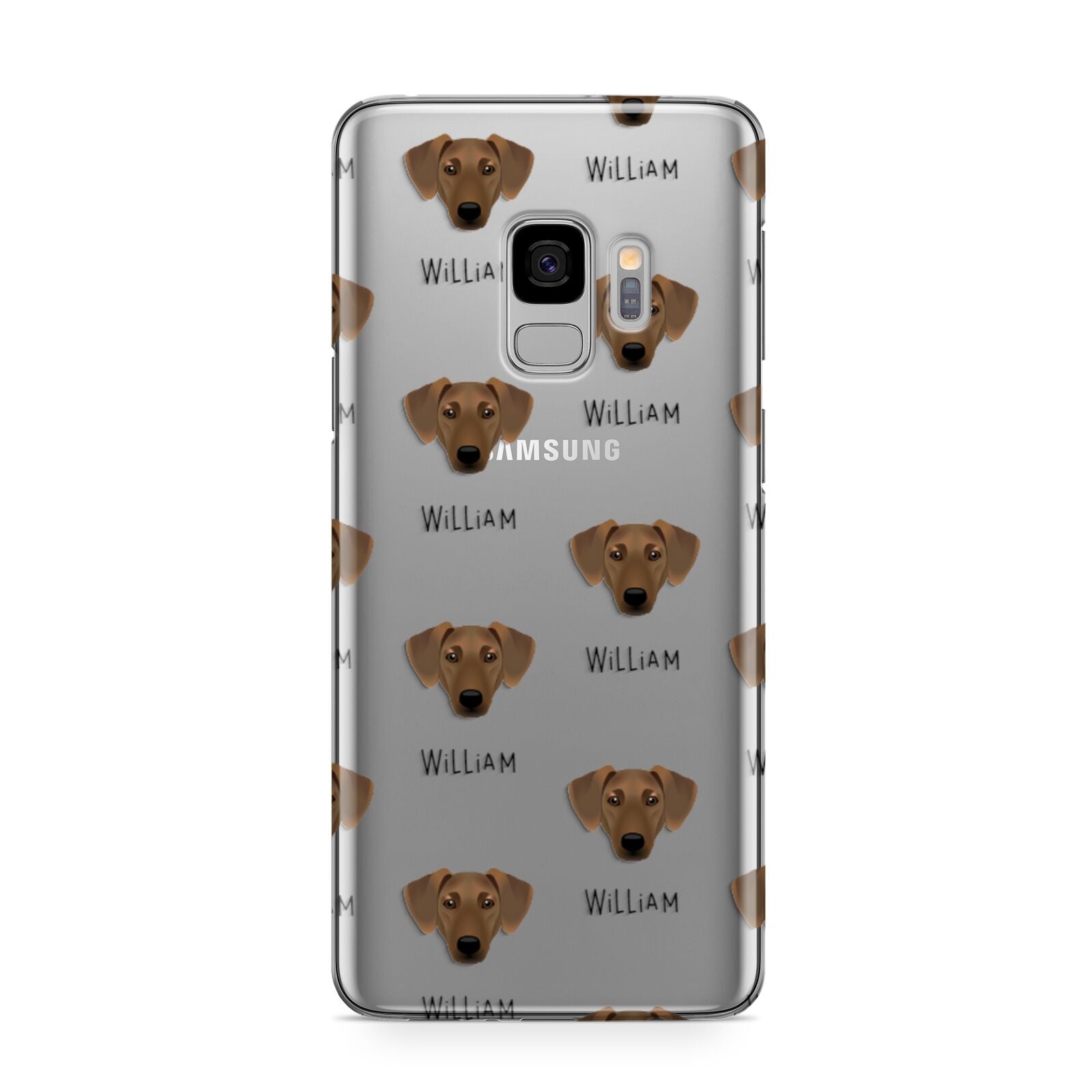 Azawakh Icon with Name Samsung Galaxy S9 Case