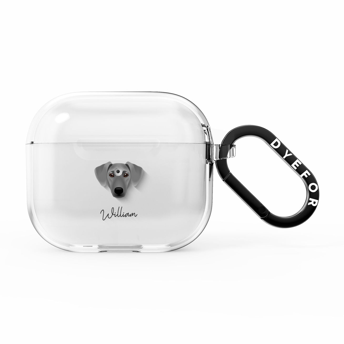 Azawakh Personalised AirPods Clear Case 3rd Gen
