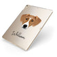 Azawakh Personalised Apple iPad Case on Gold iPad Side View