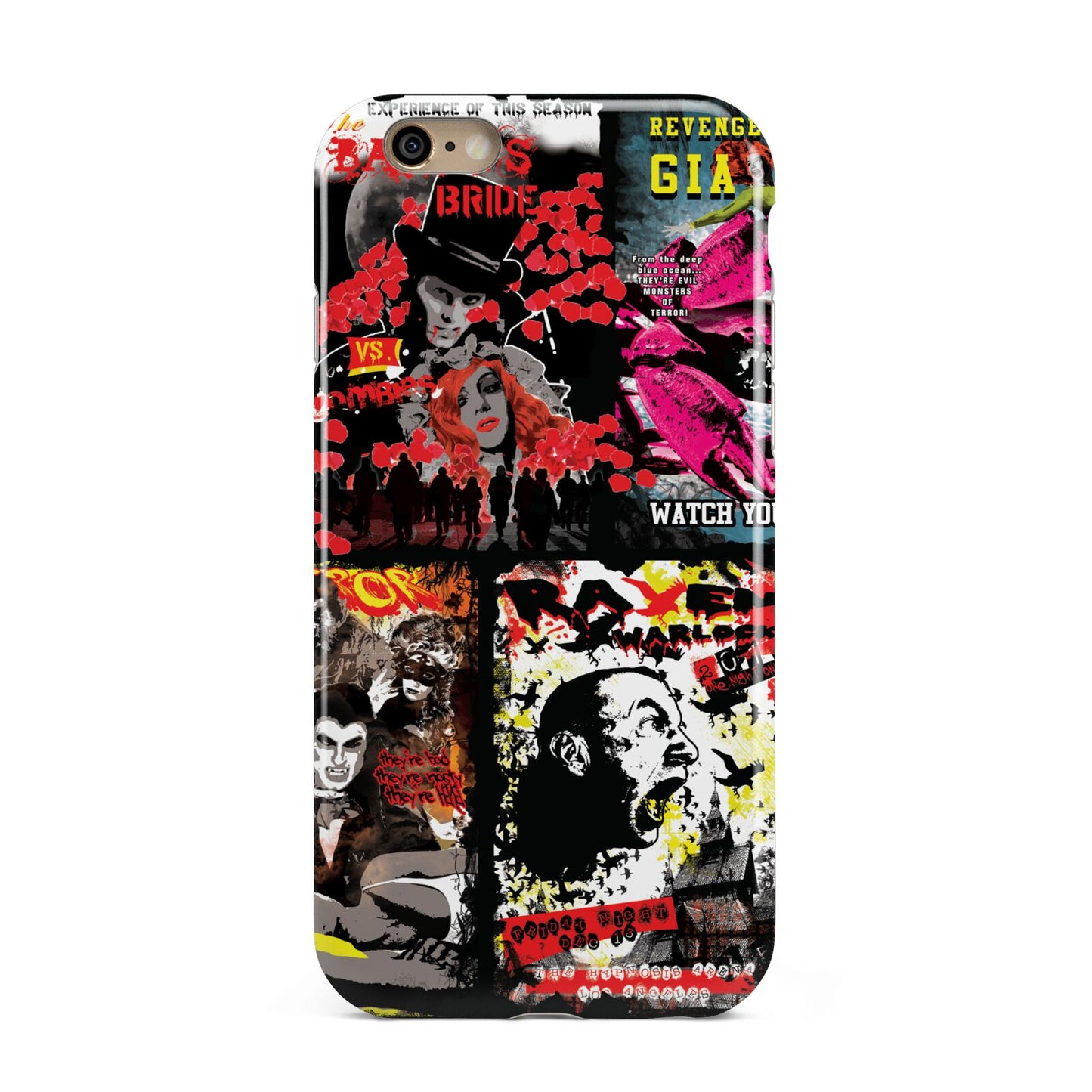 B Movie Posters Apple iPhone 6 3D Tough Case