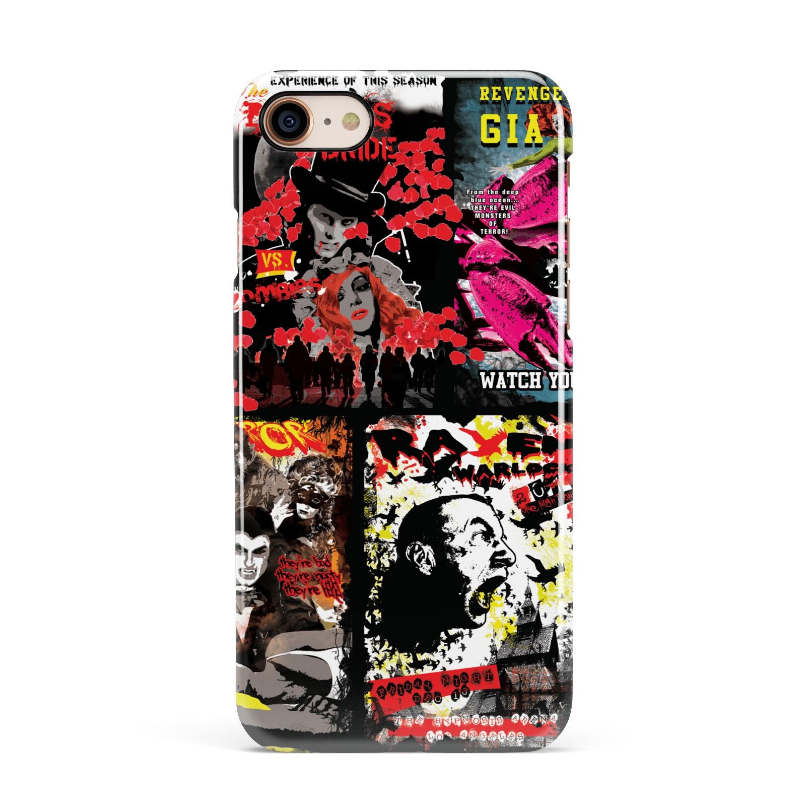 B Movie Posters Apple iPhone 7 8 3D Snap Case