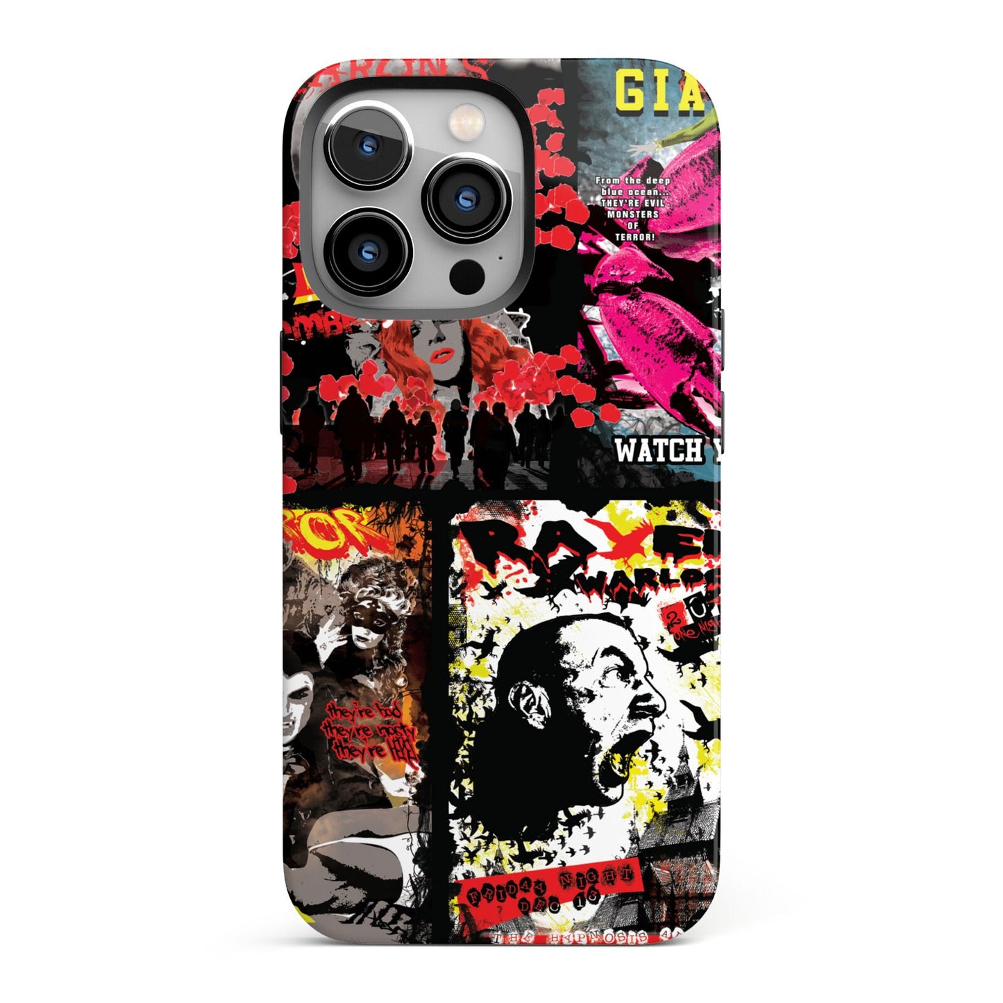 B Movie Posters iPhone 13 Pro Full Wrap 3D Tough Case