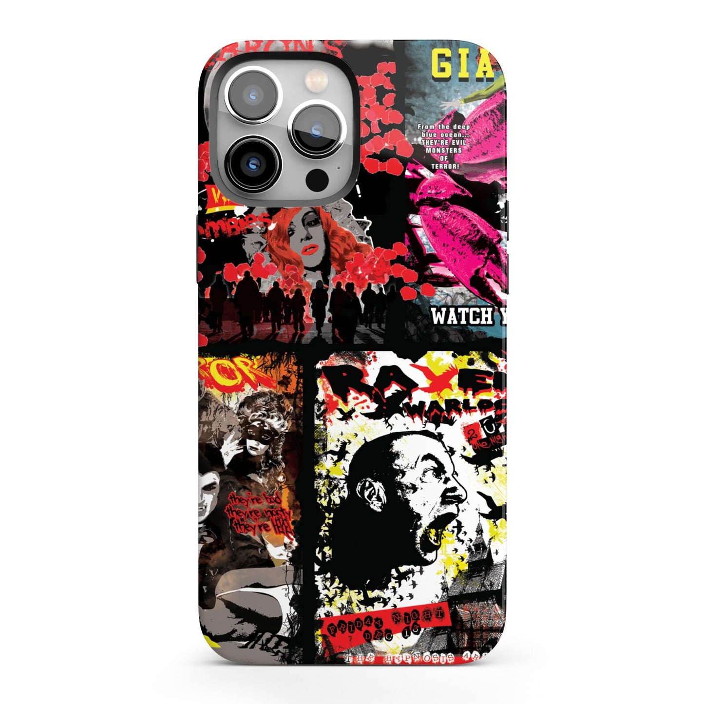 B Movie Posters iPhone 13 Pro Max Full Wrap 3D Tough Case