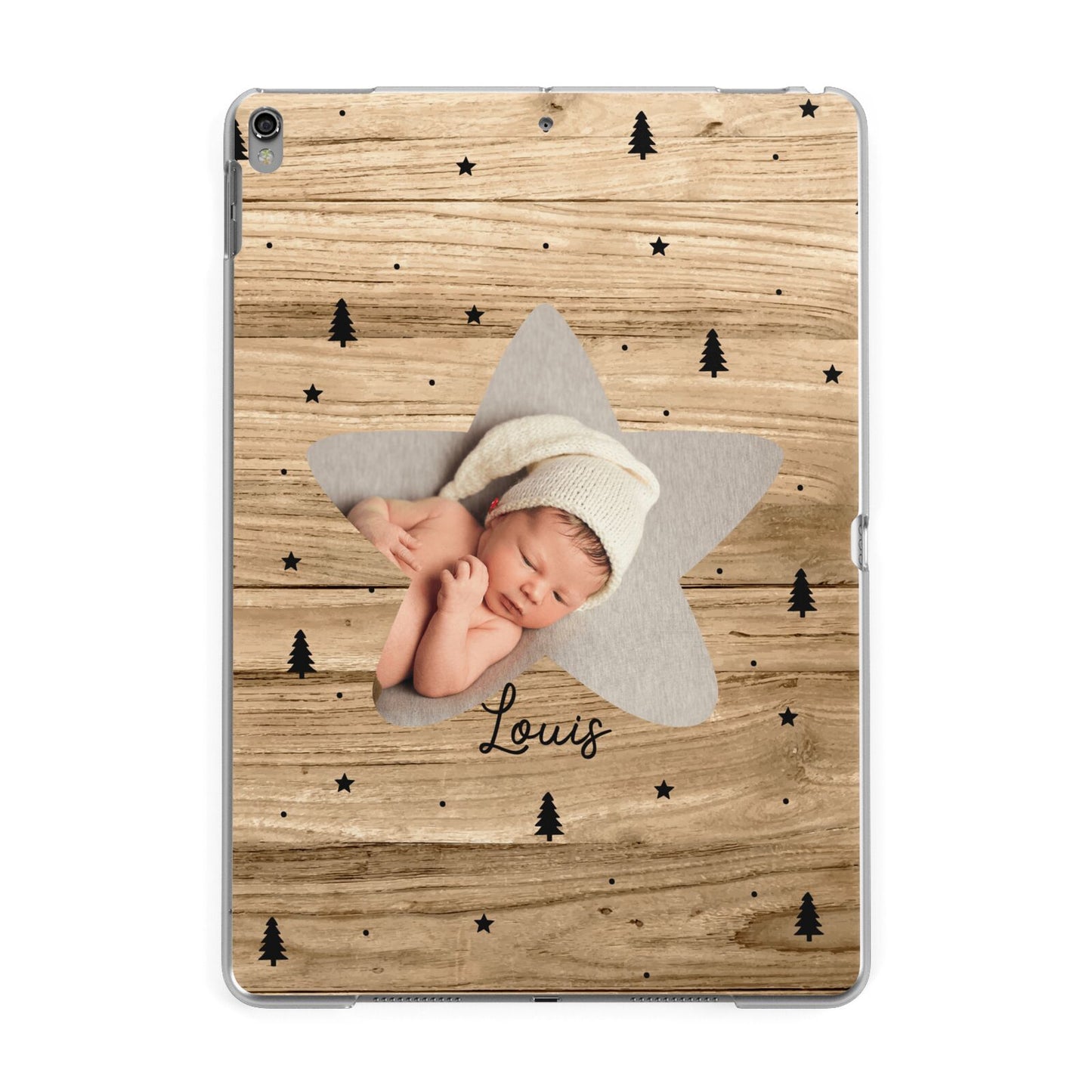 Baby Photo Upload Apple iPad Grey Case