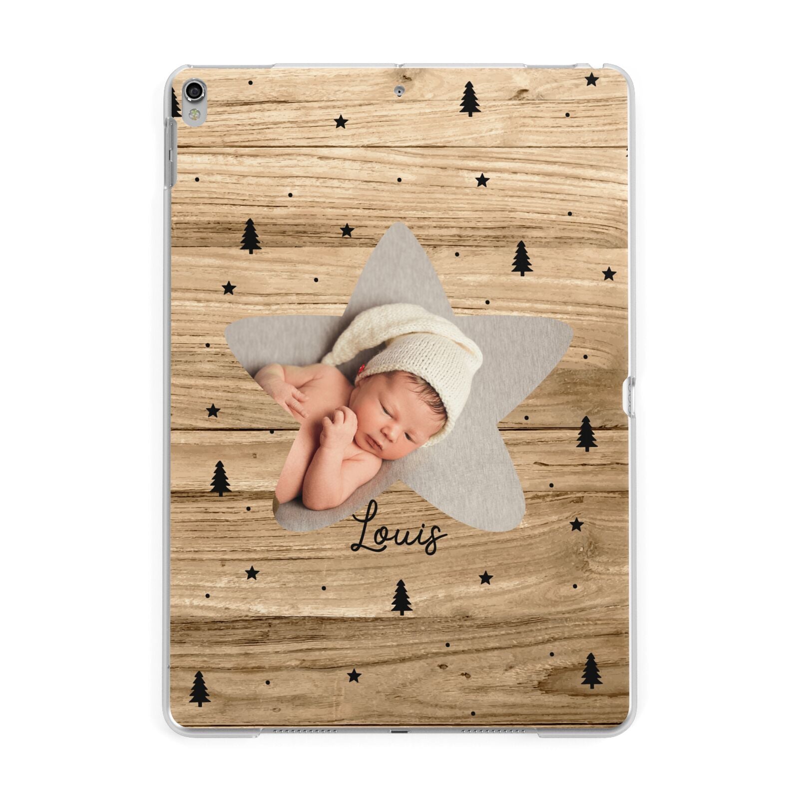 Baby Photo Upload Apple iPad Silver Case